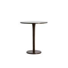 SIDE TABLE PZ MARBLE BROWN 50 - CAFE, SIDE TABLES